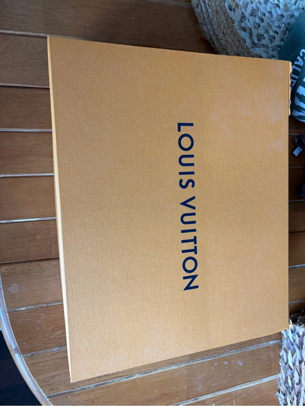 Louis Vuitton box and bag